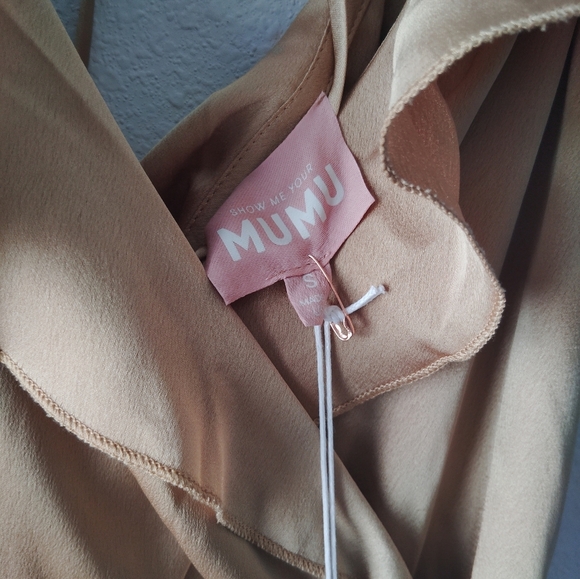 Show Me Your MuMu Copper Asymmetrical Dress - Picture 7 of 8